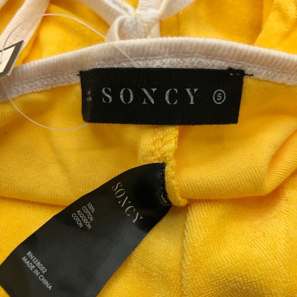 Retro Gym Style Pull On Terry Style Shorts Size 5 - Picture 6 of 7